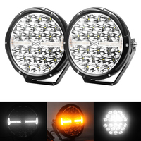 Otros accesorios de luz de coche Luz de conducción láser de 7 pulgadas 12V 24V 220W Luces de conducción redondas para remolque todoterreno Atv 4x4