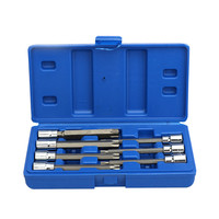 Clé à douille hexagonale Torx 3/8'', douille Torx interne à entraînement moyen, outil de douille à embout étoile hexagonale de type T