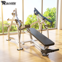Machine de musculation isolalette pour presse à banc horizontal ROSEN Fitness, équipement de musculation pectorale à charge libre, cadre en acier robuste