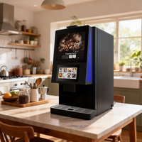 Machine à café commerciale multifonctionnelle à écran tactile de 7 pouces, fonctionnant avec des pièces de monnaie, Maquina Expendedora De Café, distributeur automatique de café