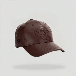 Gorra de Béisbol de 6 Paneles con Hebilla Ajustable de Latón Repujado de Primera Calidad y PU Genuino, Bordado 3D de Lujo con Logotipo Personalizado - Product Image 1