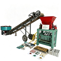 Machine à fabriquer des briques en béton Wodun pour blocs creux, pleins et pavés emboîtables avec plus de 100 modèles de moules personnalisés