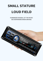 12V In-Dash TF/2USB/FM/BT/AUX/APP Contrôle USB Charge Rapide Radio MP3 APE FLAC