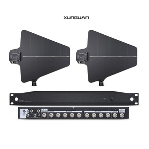 Ua844 + ua874 đơn giản phong cách chuyên nghiệp Micro không dây khuếch đại tín hiệu 10 kênh ăng ten hệ thống phân phối - Product Image 1