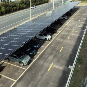 Sistema di supporto <span class=keywords><strong>fotovoltaico</strong></span> per parcheggio casa e applicazione industriale in lega di energia solare in lega di Carport - Product Image 3