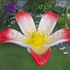Lámpara LED con Forma de Flor de Lirio 3D Personalizada, IP65, de Resina y Fibra de Vidrio, para Jardín, Exterior, Navidad, Césped, Diwali, Bodas - Product Image 4