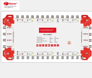 13ใน8 Out Satellite Cascade Multiswitch ทีวี Multiswitch รองรับ C/Ku Band 3 Satellite และ1 Ant multiswitch