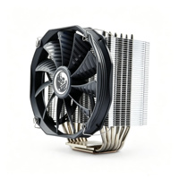 Aplikasi Prosesor & Casing Komputer Gaming 6 Heatpipe Pendingin CPU Mendukung Intel 115X 2011 dan Seri AMD AM4