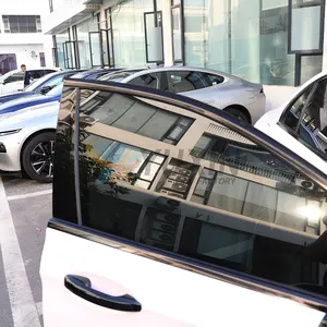 Farbstabile 5% Autofensterfolie Vlt Automotive Nano-Keramik-Schwarze Fensterfolie