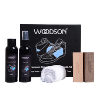 Usine vente en gros marque privée solution de nettoyage de chaussures liquide naturel spray étanche kits d'entretien de chaussures blanches