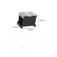 Bloc de bornes à vis de type européen XT IN-12BK 0,75-2 mm 200 A 600 V 3P en cuivre pour câblage fixe pour conducteurs de 11-20 AWG