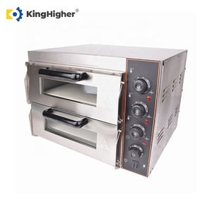 <span class=keywords><strong>Four</strong></span> à <span class=keywords><strong>pizza</strong></span> électrique commercial à 2 niveaux en acier inoxydable, <span class=keywords><strong>four</strong></span> à pâtisserie sur comptoir avec pierre réfractaire, équipement <span class=keywords><strong>professionnel</strong></span> pour la préparation de pizzas en restaurant - Product Image 4