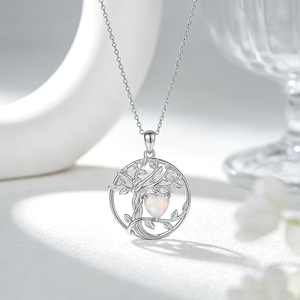 Collier MoyuJewelry <span class=keywords><strong>Opla</strong></span> coloré en argent sterling 925 pour femme, pendentif pierre de naissance, anniversaire - Product Image 3