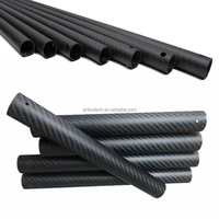 OEM Carbon Fiber Buis Carbon Fiber Pijpfitting Carbon Fiber Intercooler Piping Telescopische Carbon Fiber Pijp Verlengbare Pijp