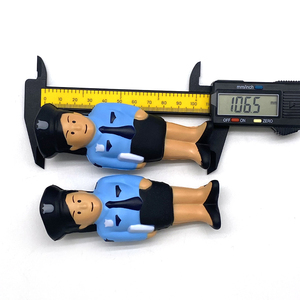 Giocattolo Antistress in Schiuma PU a Forma di Poliziotto, Morbido e a Lenta Risalita, per Alleviare lo Stress, Personalizzabile OEM - Product Image 4
