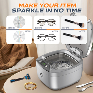 Lifebasis nettoyeur de <span class=keywords><strong>bijoux</strong></span> à ultrasons 42000Hz <span class=keywords><strong>Machine</strong></span> à laver nettoyeur de <span class=keywords><strong>bijoux</strong></span> vibrant sonique nettoyeur de retenue à ultrasons - Product Image 4