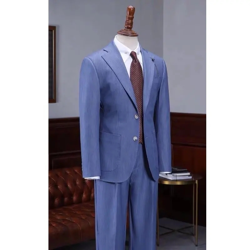 Costume fait sur mesure en tissu pour hommes, tenue de bureau, nouveau Design, personnalisé à la main, mmtm,