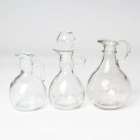 Emballage en verre Bouteille Conteneur Huile Vaporisateur Vinaigre Peut Pot Huile d'Olive Despenser avec Couvercle pour la Cuisine