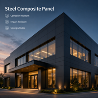 Panneau composite sandwich en acier coloré revêtu de PE, prix usine, pour façade extérieure d'hôtel