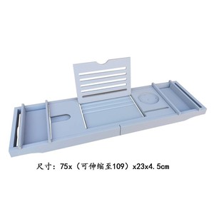 Estante de Baño de Bambú Multifuncional, Soporte Extensible para Teléfono y Tablet, Almacenamiento para Baño, Diseño Cómodo para Adultos - Product Image 2