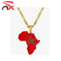 Vente en gros de produit drapeau du Maroc collier en métal chapeau écharpe T-shirts drapeau de table drapeaux nationaux pour le football acclamations