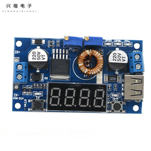 XL4015 โมดูลไดร์เวอร์พาวเวอร์ 5A DC 5V แรงดันไฟฟ้าแสดงผล LED ไดร์เวอร์แบตเตอรี่ลิเธียมชาร์จ - Product Image 3