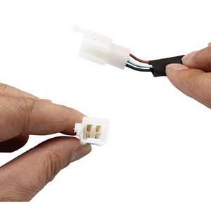 ZUQING Motorcycle LED Light <b>Connector</b> <b>12V</b> HL101-11 For Headlights Daytime Running Lights Universal Fit - Product Image 1