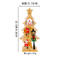 Maßgefertigter Holz-Weihnachtsbaum für Innenräume Weihnachtsdekoration Xmas-Geschenke Tischdekoration Holz-Weihnachtsbaum-Deko
