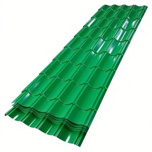 Tôle d'acier galvanisé ondulé prépeint / Tôle de métal Galvalume / Tôle de toiture en Aluzinc colorée - Prix par feuille - Product Image 3
