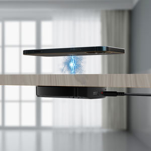 Caricatore Wireless Invisibile a Scomparsa da 15W a Lunga Distanza di Ricarica Porta DC Funzione QC3.0 Uscita 5V/1A - Product Image 4