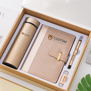 Bộ quà tặng sổ tay và bình giữ nhiệt in logo tùy chỉnh, bộ quà tặng hội chợ thương mại, bộ quà tặng doanh nghiệp cá nhân hóa - Product Image 5