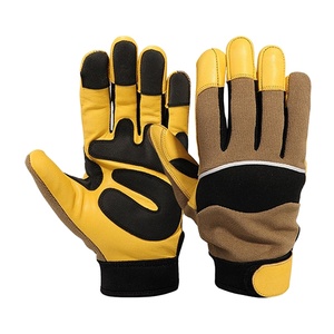 Fabrication de gants de mécanicien en cuir Gants de travail en cuir Gréeur Gants de travail à usage intensif - Product Image 1