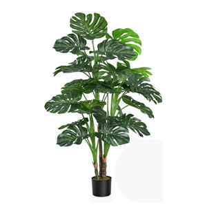 4,5 pies de altura grande Artificial Monstera Deliciosa plantas Faux Tropical Swiss Cheese Floor plantas árbol con maceta para decoración de Hotel - Product Image 1
