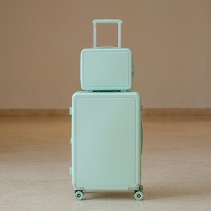 Lot de 2 valises de voyage avec trousse de toilette, tailles 14, 20, 24, 26 pouces, bagages légers à roulettes pivotantes - Product Image 3