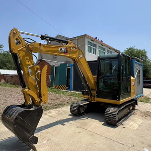 Miniexcavadora CAT 305.5E2 Usada Original de 5.5 Toneladas con Cuchilla Topadora, Buen Rendimiento, en Venta - Product Image 1