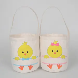 Bomboniere Easter Bunny cestini regalo Kraft Treat Goodie juta juta Burlap Bunny Ear Tote Easter Bunny Bags