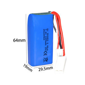 Fabrika Çıkışlı 7.4V 1200mAh Şarj Edilebilir LiPo Pil Paketi RC Model Uçaklar ve Oyuncak Helikopterler için - Product Image 1
