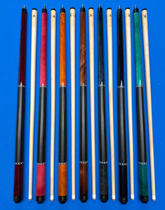 Taco de billar Space X-001 Adam de madera de arce, con unión radial de 1/2, empuñadura de cuero, punta de 13mm, diseño español, cabeza grande 20 - Product Image 1