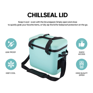 Sac isotherme souple à grande capacité, conception brevetée, personnalisable pour la famille, 20 canettes, séparation sec-humide, mousse PU, imperméable, maintien au frais 48h - Product Image 4