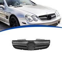 Mercedes SL Klasse R230 2003-2006 AMG-Style Kühlergrill Lufteinlassabdeckung ABS Neu