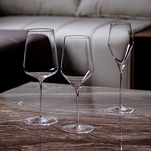 Calici da Vino in Cristallo Senza Piombo Ultra Sottili con Stelo, <span class=keywords><strong>Bicchieri</strong></span> da Vino con Ampia Coppa dal Design Elegante - Product Image 2
