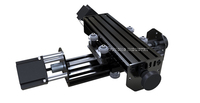 Kit d'actionneur linéaire NEMA 17 à fente V, de couleur noire, avec vis de plomb, moteur Stepper Nema 23 pour openbuids cnc, 10 pièces