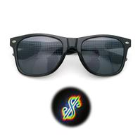 Lunettes de Diffraction Ultime pour Spectacles Lumineux, Effet Prisme 3D, Style Caleidoscope Arc-en-ciel EDM, Lunettes de Soleil pour Fêtes Rave