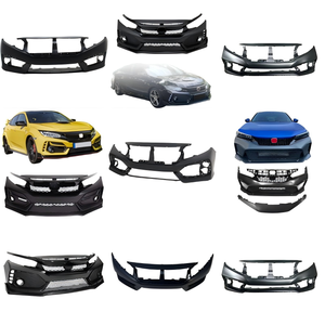 CYH - Juego de <span class=keywords><strong>3</strong></span> Piezas de Alerón Delantero Universal para Automóvil, Alerón Delantero Universal de Fibra de Carbono para Sedán y Coupé, Pieza Exterior para Automóvil - Product Image 1