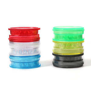 Broyeur d'herbes en plastique 40/60mm 3 parties Personnaliser le <span class=keywords><strong>tabac</strong></span> Broyeur d'épices en plastique Broyeurs acryliques secs Broyeurs de <span class=keywords><strong>tabac</strong></span> en gros - Product Image 4