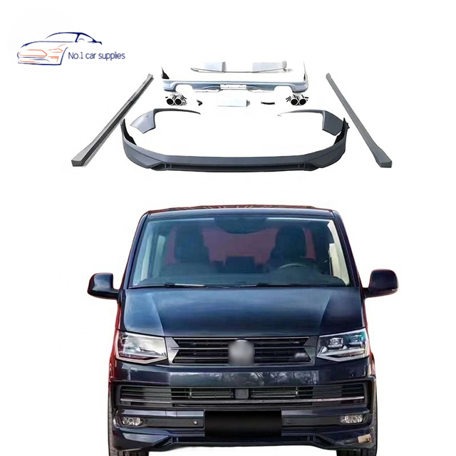 High quality body kit for VW Multivan T6 modify ABT car bumpers front lip rear diffuser tips spoilers