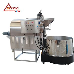 Ticari elektrikli paslanmaz çelik otomatik sıcaklık kontrol fındık ve tohumlar fıstık gaz kavurma makinesi için satış - Product Image 3