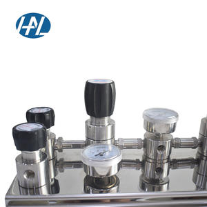 Regulador de presión de <span class=keywords><strong>gas</strong></span> de laboratorio de acero inoxidable con panel de control neumático Panel de sistema de colector de fluido - Product Image 4