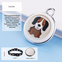 Traceur GPS intelligent pour animaux de compagnie, anti-perte pour chat et chien, mini localisateur avec système de positionnement global double, dispositif de suivi en temps réel