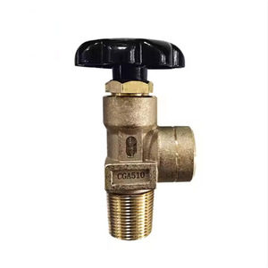 Válvulas Angulares Estilo Americano para Cilindros de Oxígeno/Dióxido de Carbono y Acetileno CGA350 CGA510, Válvulas de Exportación - Product Image 6